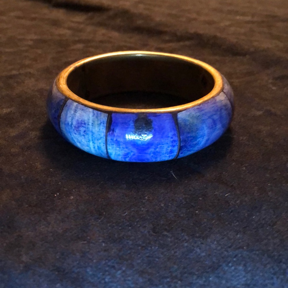 GORGEOUS VINTAGE BRACELET PURPLE BLUES - Picture 5 of 5